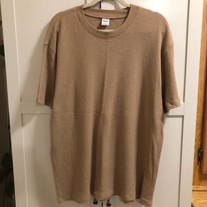 Tna Short Sleeve Beige Top EUC